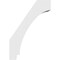 Ekena Millwork 5 1/2-in. W x 18-in. D x 26-in. H Imperial Architectural Grade PVC Knee Brace BRCP055X18X26IMP - alternate 2